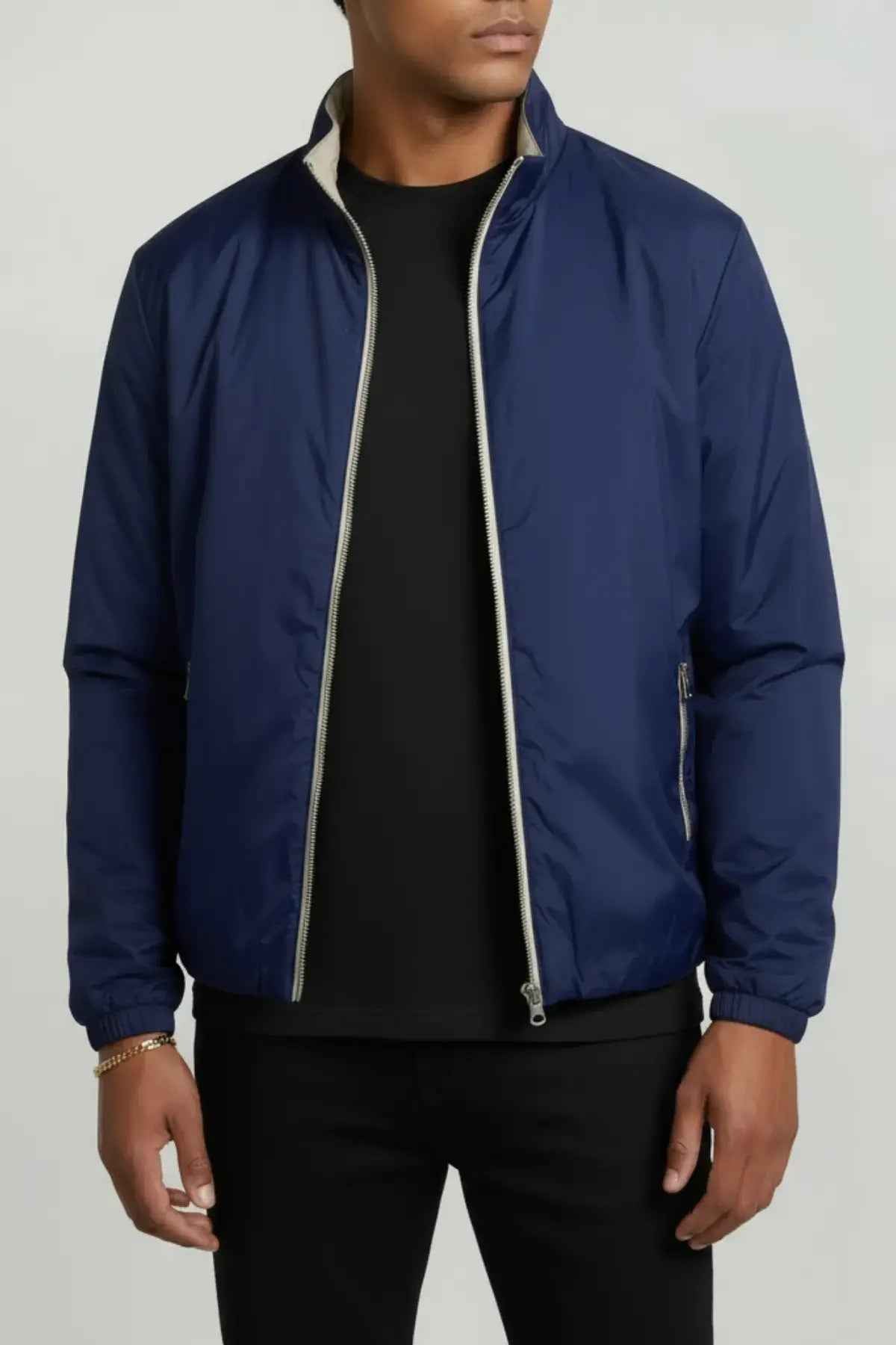 Wendbare Jacke Dunkelblau
