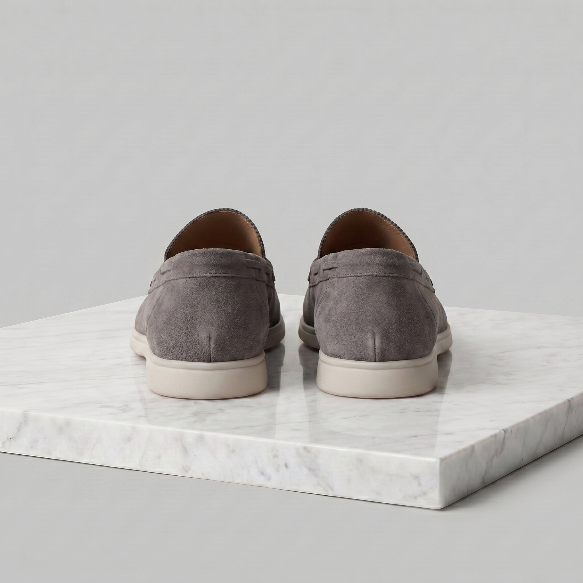 Yacht Slip-In Loafers Grau