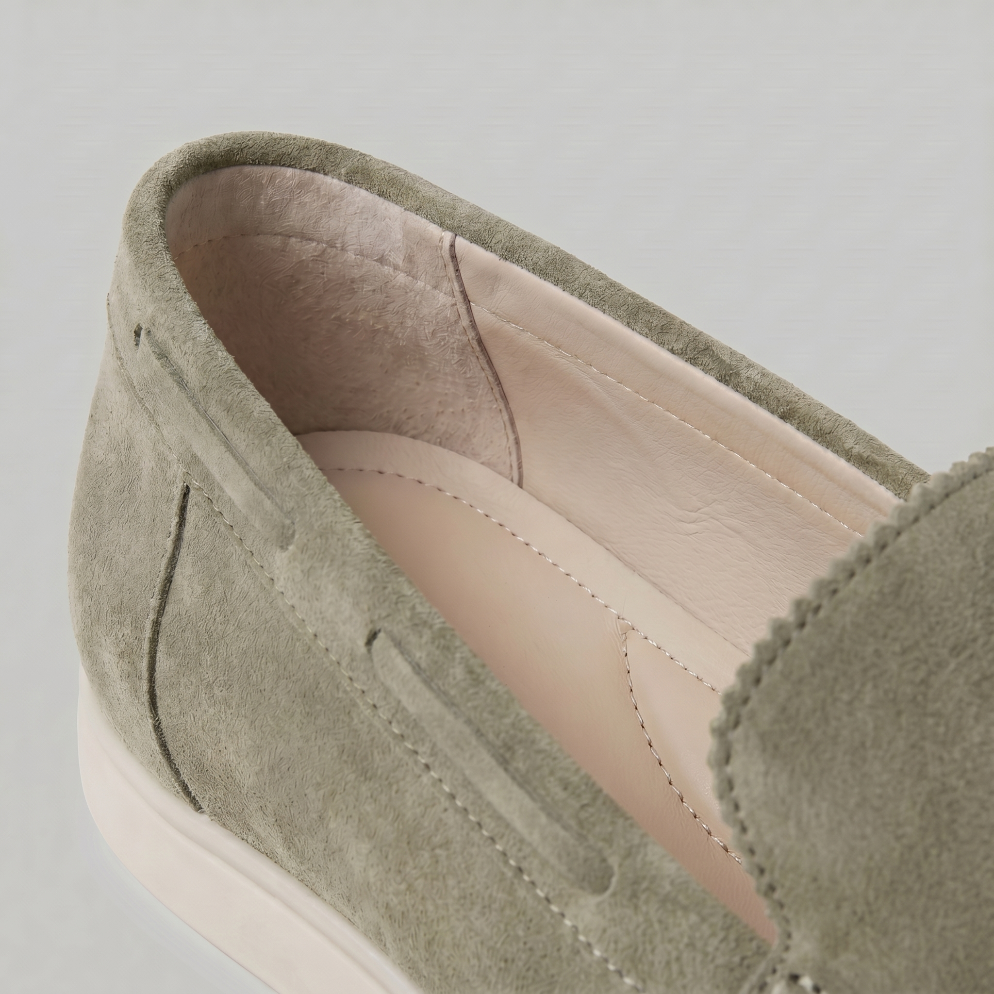 Yacht Slip-In Loafers Olivgrün