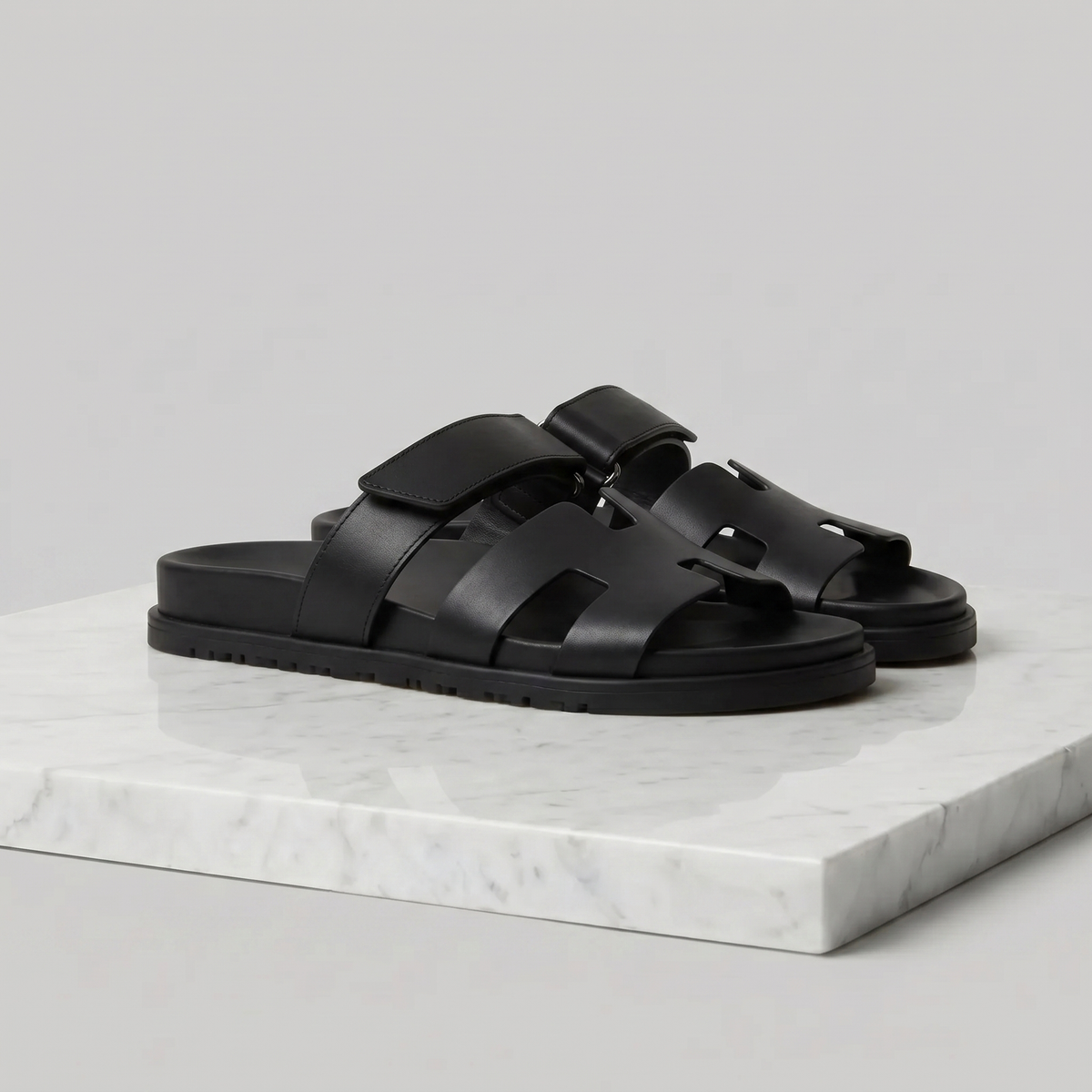 Portofino Sandalen Schwarz