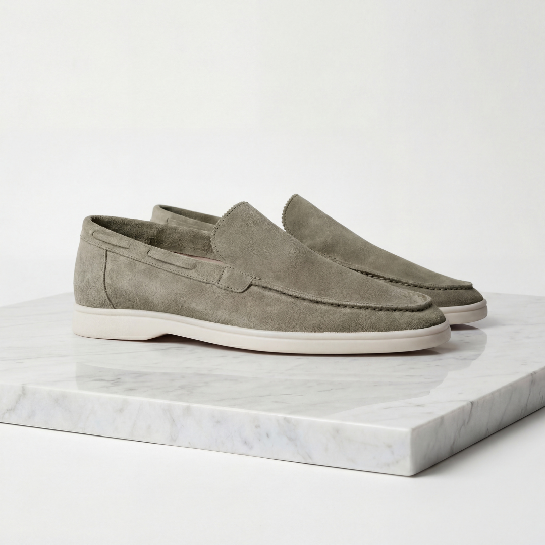 Yacht Slip-In Loafers Olivgrün