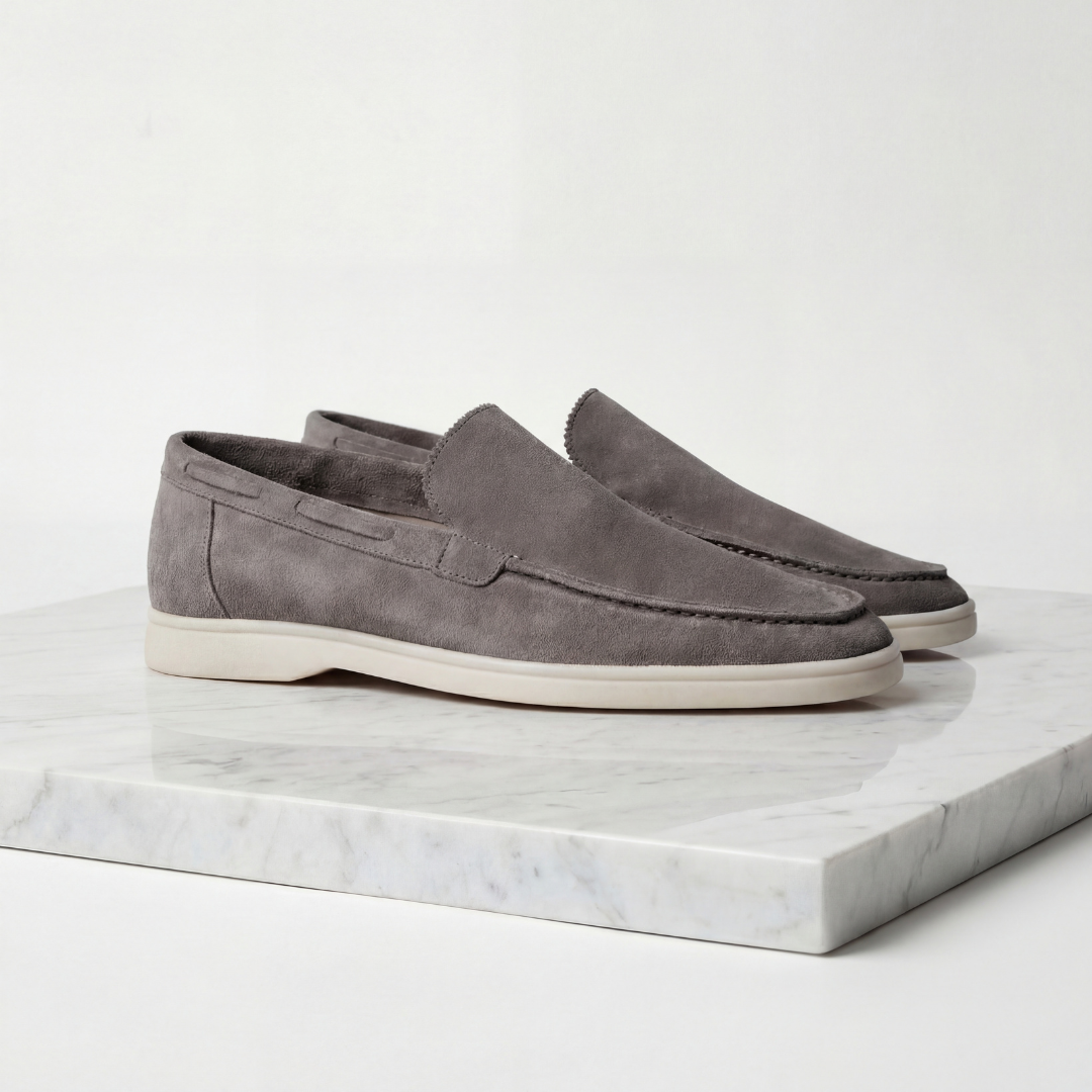 Yacht Slip-In Loafers Grau