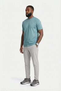 T-Shirt Eisblau