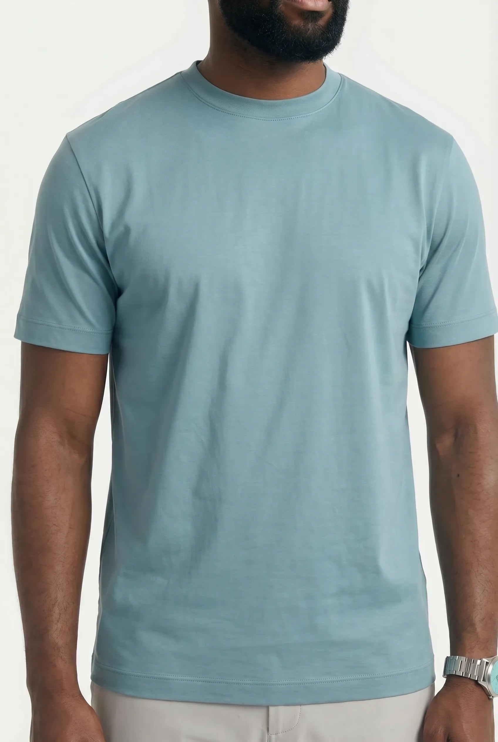 T-Shirt Eisblau